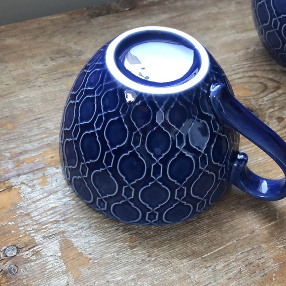 Set of blue coffee cups - Picture 3 of 3